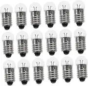 Alipis 50Pcs Mini Light Bulbs Screw Base Tiny Light Bulbs for Electrical Experiments for School Science Projects and Physics Labs