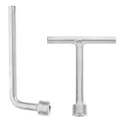 2 Pcs Screw Bolt Wrench Adjustable Ratchet Universal Triangle Socket