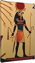 Sun Old Egyptian Timeless Grace Premium Canvas Rimless Decorative Painting 7.8x11.8in, Oil Painting For Living Room, Bedroom, Office