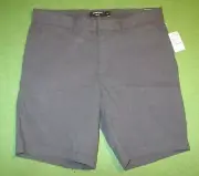Nordstrom Coolmax Mens Chino Shorts, 2-Way Stretch, Navy Blue, Size 34 Slim, NEW