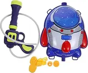 1Set Cartoon Water Backpack for Water Soaker Beach Pool Plaything Long Range Shooting for Summer Fun Present for Boys