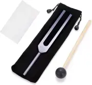 Tuning Fork and Hammer Set for Sound Therapy Yoga Meditation Relaxation