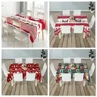 Christmas Tablecloth Rectangle Table Cloth Dining Home Cover Party Xmas Decor AU