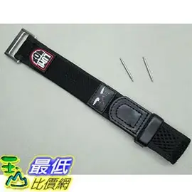 [美國直購] Genuine Luminox 22mm 27mm Navy Seal nylon velcro watch band black 3000 3050 3900 錶帶