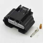 BIZOCA 6 Pin Female Male 7283-8850-30 7282-8850-30 Auto Sensor Plug Air Flow Meter Connector for Nissan 350Z R35 GT-R V35(Dark Grey)