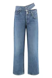 cut-out jeans 28 Blue