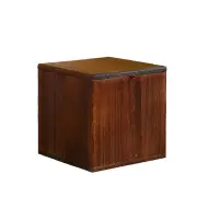 NNETM Flip Top Lid Storage Bench - Brown