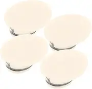 UPKOCH 4pcs Shaft Head Pole Fittings Replacement Pole Heads Pole Joints Pole Connectors Parts White Bone Meal Mixed with