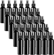 TOPZEA 30 Pack Black Empty Spray Bottles, 4oz Plastic Fine Mist Spraying Bottles Small Refillable Sprayer Liquid Containers Portable Misters with Cap Travel Bottle for Perfume, Cleaning, Essential Oil