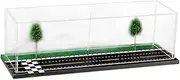 Generic 1:64 Scale Model Car Display Case Parking Lot Scene 1:64 Parking Lot Display Case, Track Belt