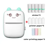 Mini Printer, Pocket Printer, Thermal Photo Printer, Portable Mini Photo Printer, Mobile Photo Prin