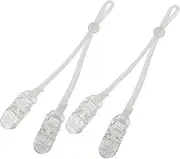 Beatifufu 2pcs Mask Accessories Wind Block Tape Outdoor Bracket White Tape Sealed Windows Packaging Membrane Tools Circular Accessories Key Ring Sleeve Cable Wire Key Cotton Transparent