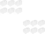 MERRYHAPY 2sets Dip Powder Recycling Tray Nail Dipping Storage Case Nail Dip Powder Box 6pcs*2