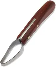 1 Pcs Sheep Hoof Trimmer Blade Edge Cattle Horse Hoof Knife Shears Cutter Multipurpose Hoof Wooden Handle Stainless Steel