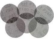 Mesh Sanding Discs 15Pcs 4 Inch 100mm Anti-Blocking Dry Grinding Sandpaper 80 to 240 Grit(80)