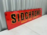 SIDCHROME TOOLS HEAVY DUTY SIGN 800 X 200 FREE POST SPANNER MAN