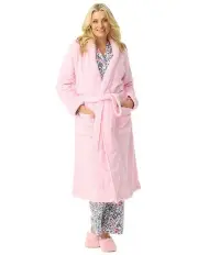 [Fella Hamilton] Wrap Dressing Gown in Pink