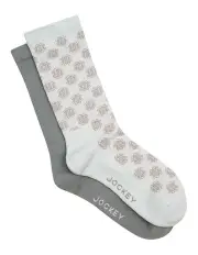 [Jockey] Circulation Pattern Crew Socks 2 Pack in Muli