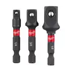 Shockwave Impact Duty 1/4 In. Hex Shank Socket Adapter Set (3-Piece) - Durable
