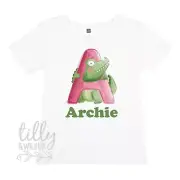 A Is For Alligator Personalised T-Shirt For Boys, Personalised Gift For Boys,