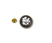 pins pin's flag national badge metal lapel hat button vest cow