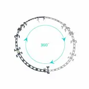 Shootvilla Full Circle Camera Track 360° Curve Slider 1meter radius Load 12kg