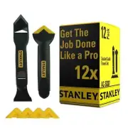 Stanley Caulking Tool Kit – Remover & Trowel Set - 12 Pack