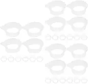 GLEAVI 3sets Insulated Bottle Spout Kettle Replacement Leak-Proof Pourer for Water Jug 10pcs*3