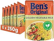 Mars Food Ben's Original Rice Golden Vegetable 6x250g Pouch
