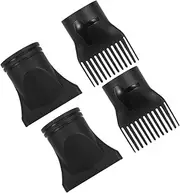 BESPORTBLE 4pcs Hair Dryer Diffuser Attachment Set Comb Nozzle Diffuser Nozzles for Hair Styling Universal for Blow Dryers