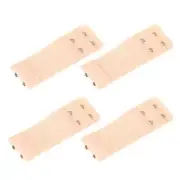 Bra Extender 2 Hook Elastic Extension Strap Plus Size Clip On Maternity Nude 4X