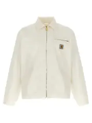 [Carhartt Wip] Carhartt Wip-Og Detroit Piumini, Parka, Giacche Casual Bianco-Uomo S