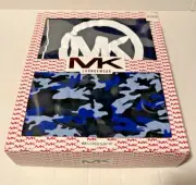 Michael Kors Two-Piece Pajama Set Lounge Pants & Shirt Blue Camo Men's XL