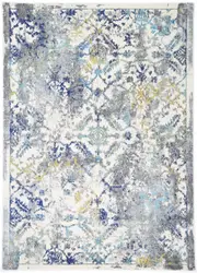 Delicate Vintage Blue Rug