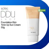 在飛比找蝦皮購物優惠-Scinic Foundation-Skin 提亮防曬霜