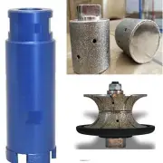 1 1/2" Full Bullnose Router Bit sink hole grinding drum core bit granite quartz