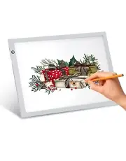 Tracing Light Box, A4 USB Adjustable Illumination Light Pad Slim Light Boards...