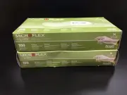 Ansell MicroFlex TQ-601 Medium Soft White Nitrile Lot 2 PKS