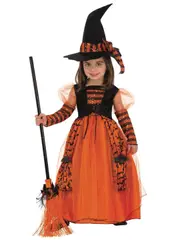 Sparkle Witch Wicked Magic Sorceress Story Book Week Child Girls Costume XS