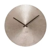 SSH COLLECTION Vivienne 60cm Wide Round Wall Clock - Nickel