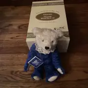 Steiff teddy bar Delfter Weis/Blau33 Holland exclusive Holland-Exklusiv-BAr 1996