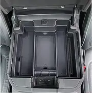 TOPINSTALL 19-23 Full-Size Tray Compatible with 2019-2022 GMC Sierra Chevy Silverado 1500 and 2020-2023 Silverado/Sierra 2500HD 3500HD, Leave a Hole for Light (Full Console w/Bucket Seats ONLY)