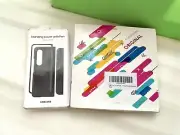 Samsung Standing Cover with S Pen and Screen Protector For Galaxy Z Fold4