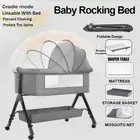 Adjustable Baby Bassinet Cot Crib Bedside Co Sleeper Infant Newborn Bed Cradle