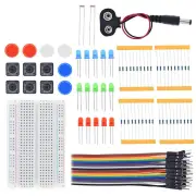 5 Set Starter Kit for UN0 R3 Beginner with 400-hole Mini Breadboard LED Light Jumper Wire Button