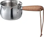 [IMEEA] Small Saucepan 250ml Milk Warmer Pot SUS304 Tri-Ply Stainless Steel Small Milk Saucepan Butter Warmer Pan