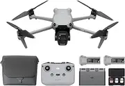 [DJI] Air 3S Fly More Combo (RC-N3), Drone with 1" CMOS Wide-Angle & Medium Tele Camera, 4K/60fps HDR Video, Nightscape Omnidirectional Obstacle Sensing & 3 Batteries for Extended Flight Time