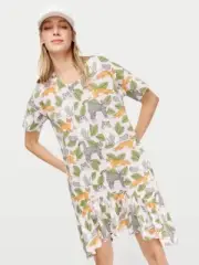 PETER ALEXANDER Gorgeous Cat Print Nightie Sz L BNWT