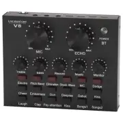 3X(V8 Sound Card Audio Set Interface External Usb Live Microphone Sound6762