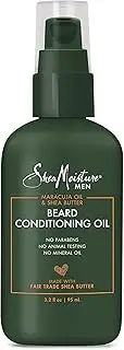 SheaMoisture Beard Conditioning Oil for a Full Beard Maracuja Oil and Shea Butter to Moisturize and Soften 3.2 oz